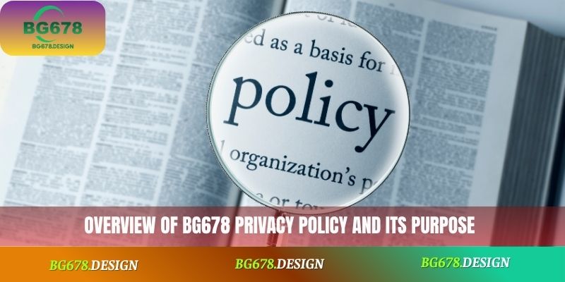 Overview of BG678 Privacy Policy and its purpose